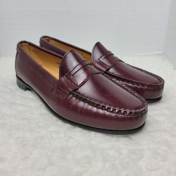 Chippewa Alec Eagle Womens penny loafer Size 10B Burgundy leather Upper Leather - Picture 1 of 11